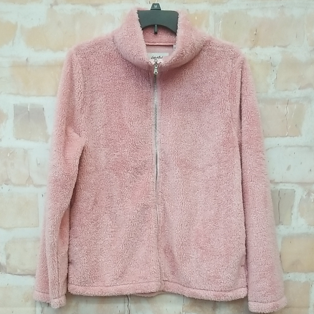 Le Moda Blush Pink Fleece Jacket